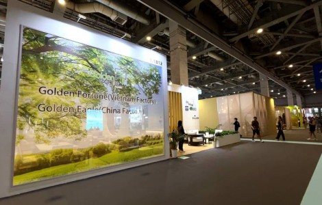 嘉鹏户外家具闪耀亮相第56届中国家博会